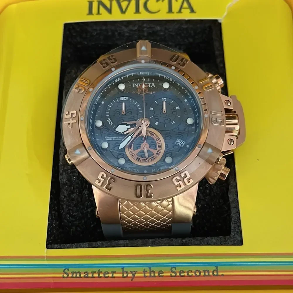Invicta Subaqua Rare Dragon Collectors Men’s Rosegold and Black Watch